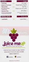 Juice meup online menu